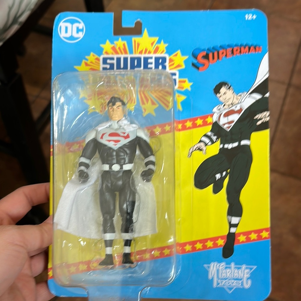 Superman Action Figure with Black Suit